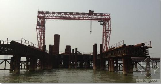 肇慶閱江大橋建造現(xiàn)場