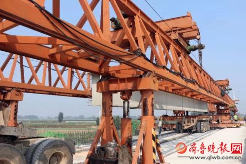 喜訊！京滬改擴(kuò)建工程最長橋梁架設(shè)完成
